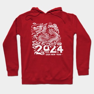 2024 new year art Hoodie